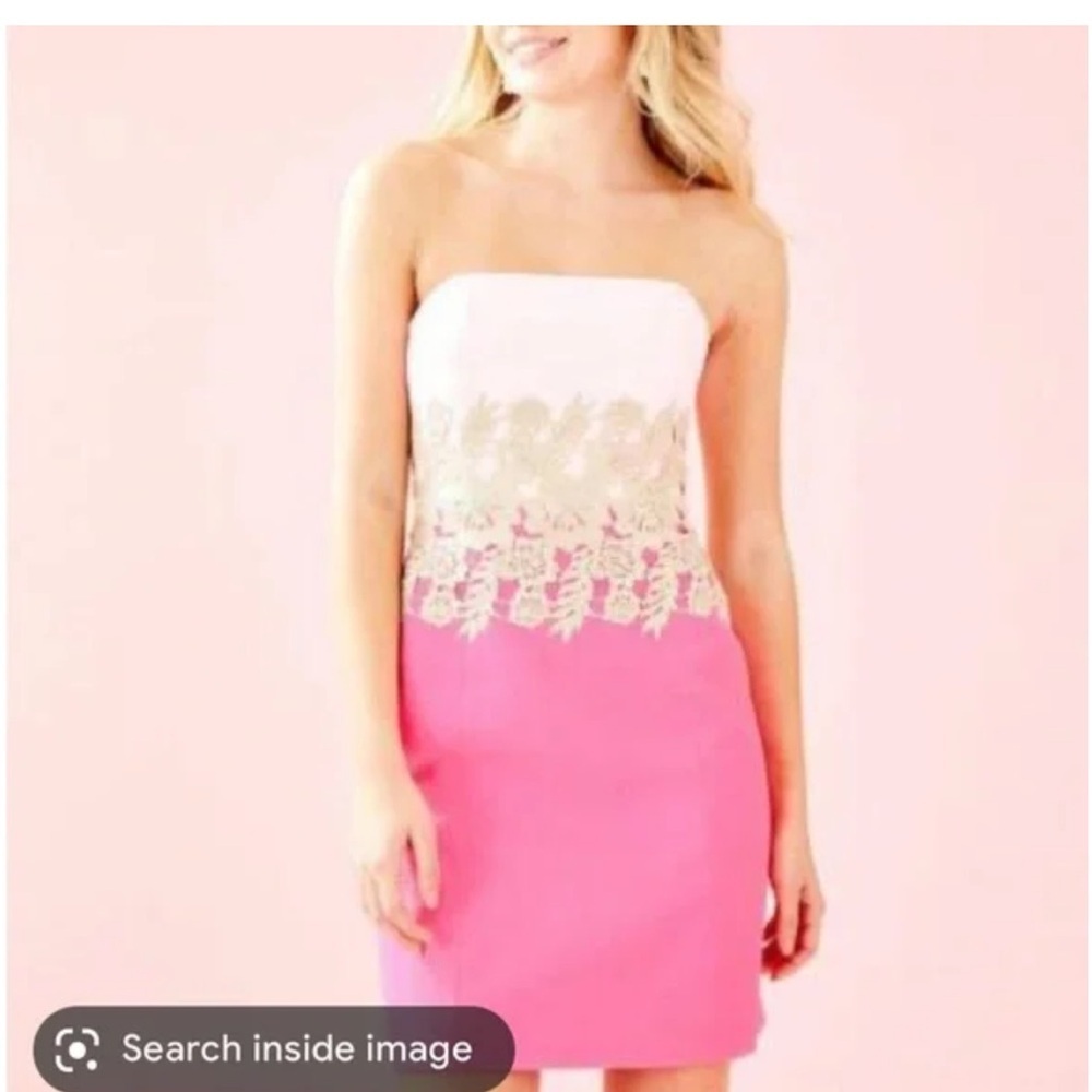 Lilly Pulitzer Pink and White Mini Dress - Picture 12 of 12
